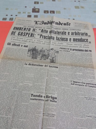 Indipendente 6 1946 - l'indipendente, 15-6-1946