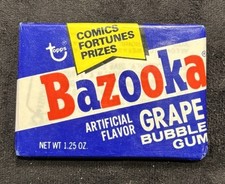 Topps Bazooka Grape Bubble Gum