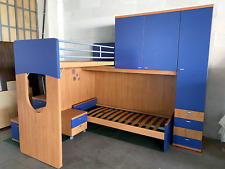 Cameretta ragazzi salvaspazio, ponte angolare, due posti letto, Doimo-Cityline