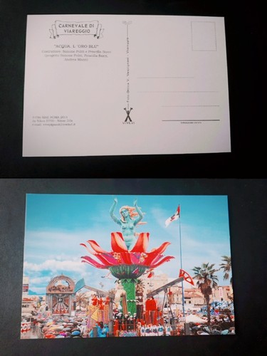 Cartolina carnevale viareggio - cartolina,