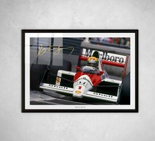 Ayrton senna stampa firmata - ayrton,