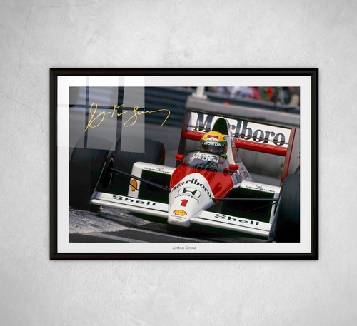 Ayrton senna stampa firmata - ayrton,