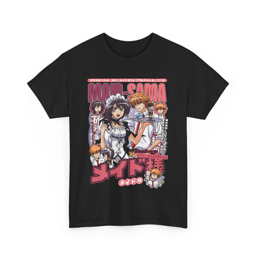 Shirt nera anime - nera, sama
