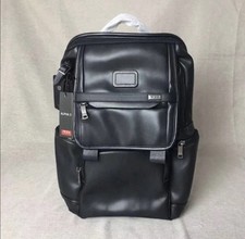 TUMI Alpha3 Fiber Leather Flap