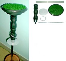 Falconeria Blocco Piedistallo 15.2cm + Astroturf - Colore Nero