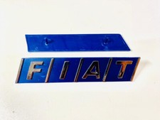 FREGIO FIAT SCRITTA BLU
