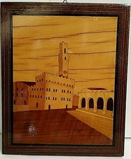 QUADRO IN LEGNO INTARSIATO -