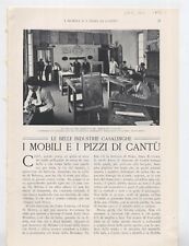 I MOBILI E I PIZZI DI CANTU’ - COMO - 1923 - (ART_392)