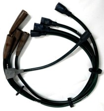 CAVI CANDELE FIAT X 1/9 128 SPORT, 132,  RITMO 85 CAVO IN RAME TIPO CAVIS VERDE