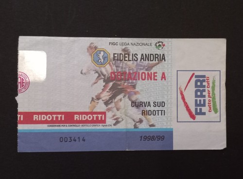 Biglietto calcio fidelis - biglietto,