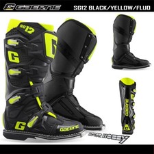 STIVALI CROSS ENDURO GAERNE SG 12 BLACK YELLOW FLUO TAGLIA 45