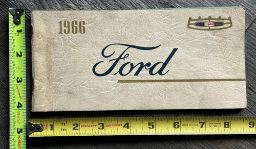 Manuale uso ford - d'uso, 1966