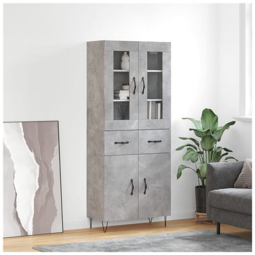 Credenza grigio cemento - credenza,