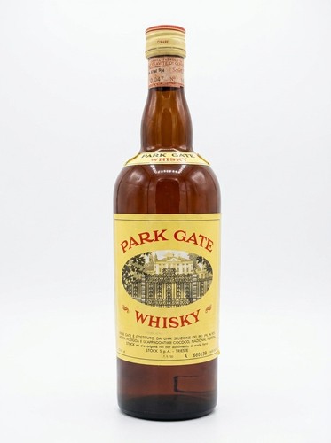 Whisky park gate - stock, trieste