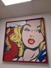 Quadro POP ART tela DALILA
