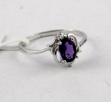 L41 Ametista Anello ovale