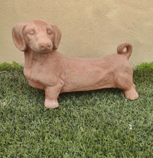 Bassotto cane statuina