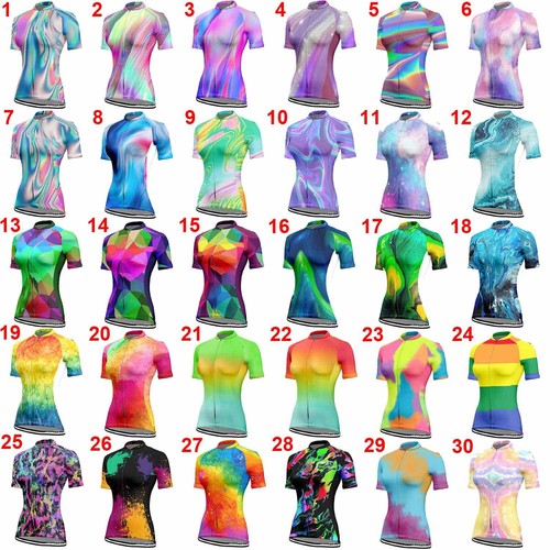 Maglia ciclismo donna - , colorata