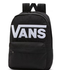 Zaino Vans unisex nero/bianco Old Skool con bottiglia acqua