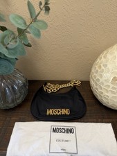 Moschino black shoulder bag - black,