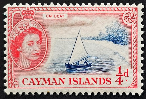Cayman islands 1953 - 1/4d, 1953-62