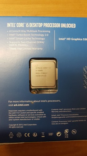 Intel core 6600k 5 - intel,
