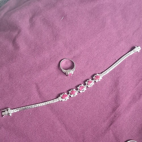 Set anello bracciale moderno - set,