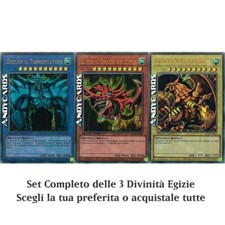 Set completo 3 Divinità Egizie • YuGiOh! 25th Anniversario • Ultra R - ITALIANE