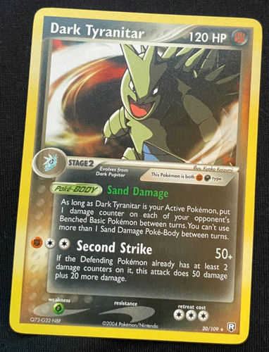Dark tyranitar team rocket - ex,