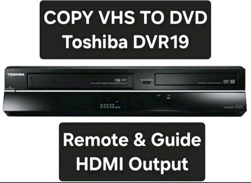 Toshiba dvr19 vhs - dvd, recorder