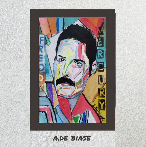 Quadro moderno pop art freddy - quadro,