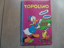 TOPOLINO n. 202 Vol. XXXIV 10 Gennaio 1959 Con bollino A.Mondadori Ed.  L.100