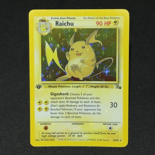 Holo bleed edizione - holo, raichu