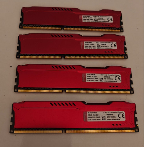 Ram kingston hyperx fury red - hyperx,