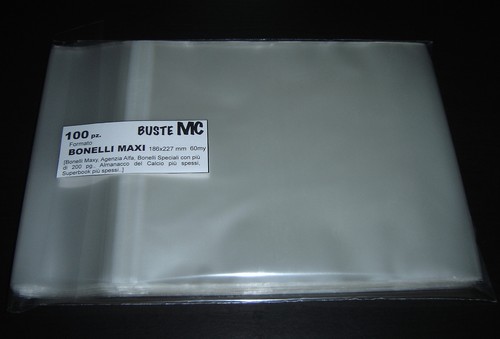 Buste per fumetti bonelli maxi - per,