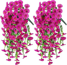 4 Pezzi Fiori Finti Pendenti Da Esterno Petunie Fiori Pianta Finta Cadente Fiori