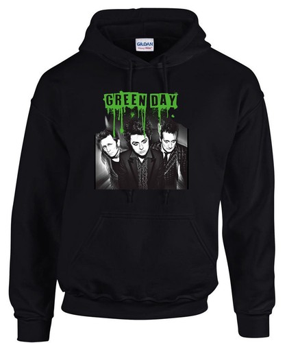 Felpa con cappuccio green day - green,