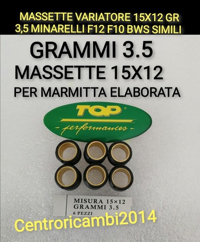 Massette variatore 15x12 - massette,