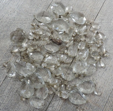 CRISTALLI DI RICAMBIO PER LAMPADARI D'EPOCA - KG. 1,578 - VEDI QUANTITA'