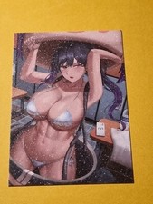 SEXY GIRL - VIOLET HAIR - PERFECT BODY - BIG BOOBS - WAIFU - NEAR MINT