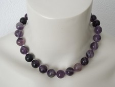 Collana Fluorite Sfera Pietra