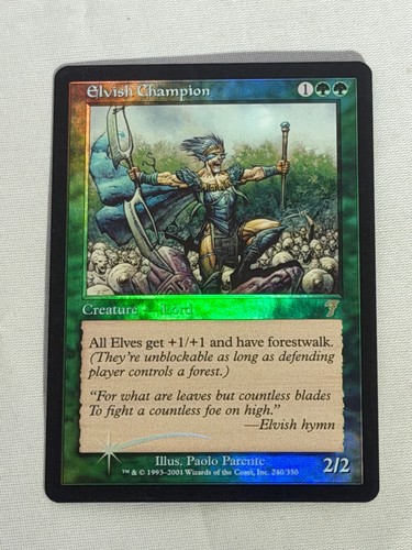 Mtg foil elvish champion 7th - foil,