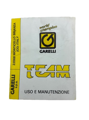 Libretto uso manutenzione - uso, e