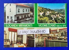 ? CARTOLINA FOTO VICOMEZZANO LOCANDA MIRAMONTI BAR INTERNO  VEDUTINE GENOVA ?