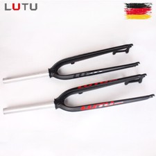 Forcella rigida mountain bike 1-1/8" alluminio 26/27,5/29 pollici dischi QR MTB forcella