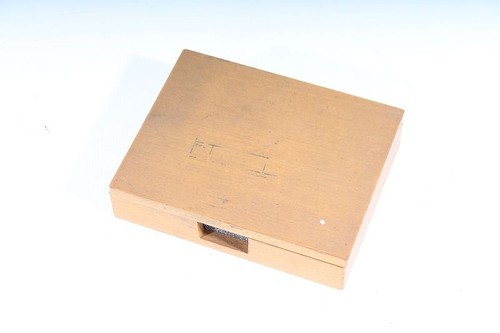 Vecchia cassa legno etui - di,