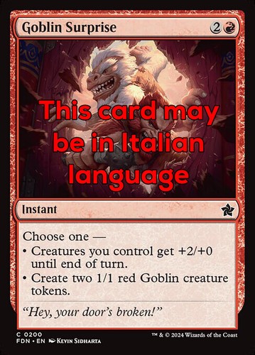 Mtg goblin surprise - 4x,