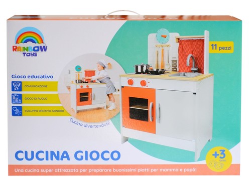 Cucina gioco legno - cucina,