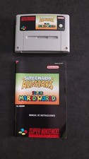 SUPER MARIO ALL STARS SUPER MARIO WORLD SUPER NINTENDO SNES PAL ESP CON MANUALE