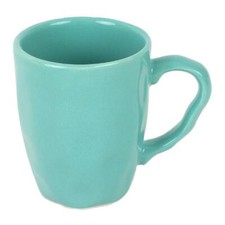 1 Pezzo Tazzone Tazza Latte Mug in Ceramica Organic Acqua 370 cc